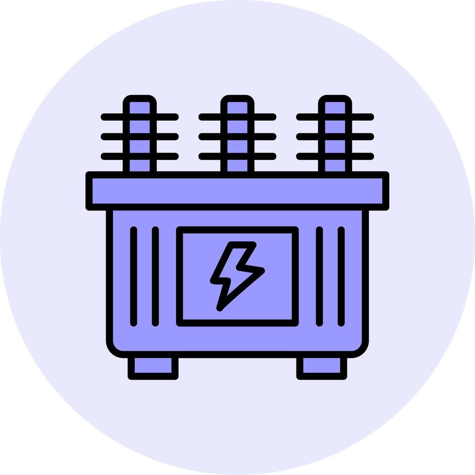 icône de vecteur de transformateur