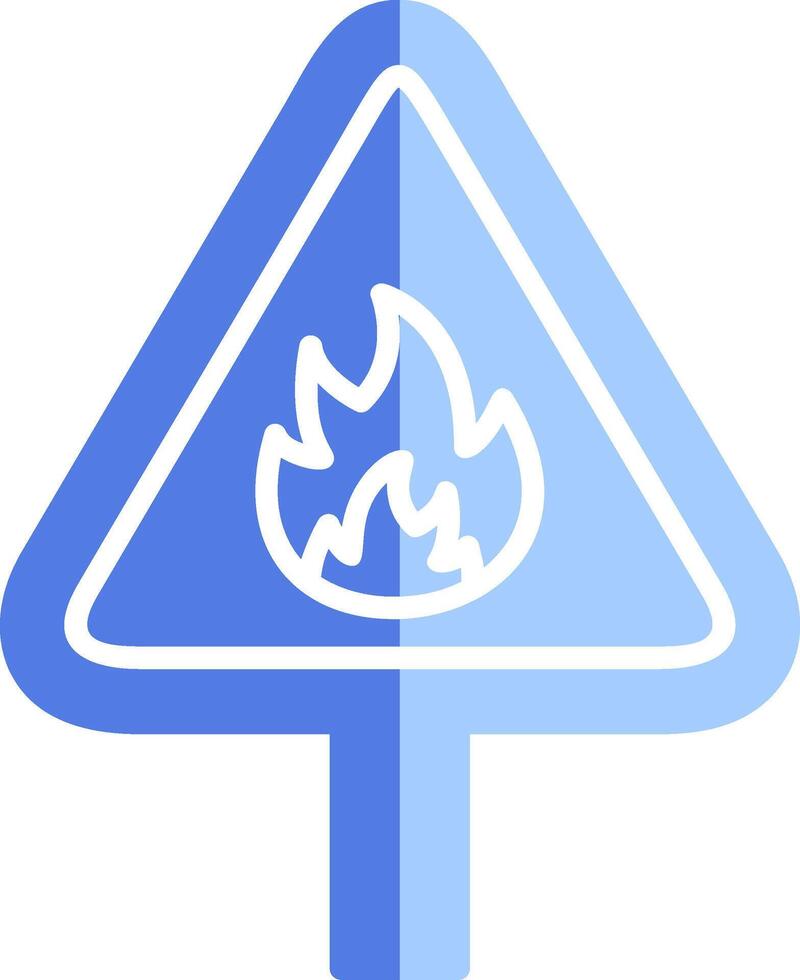 icône de vecteur inflammable