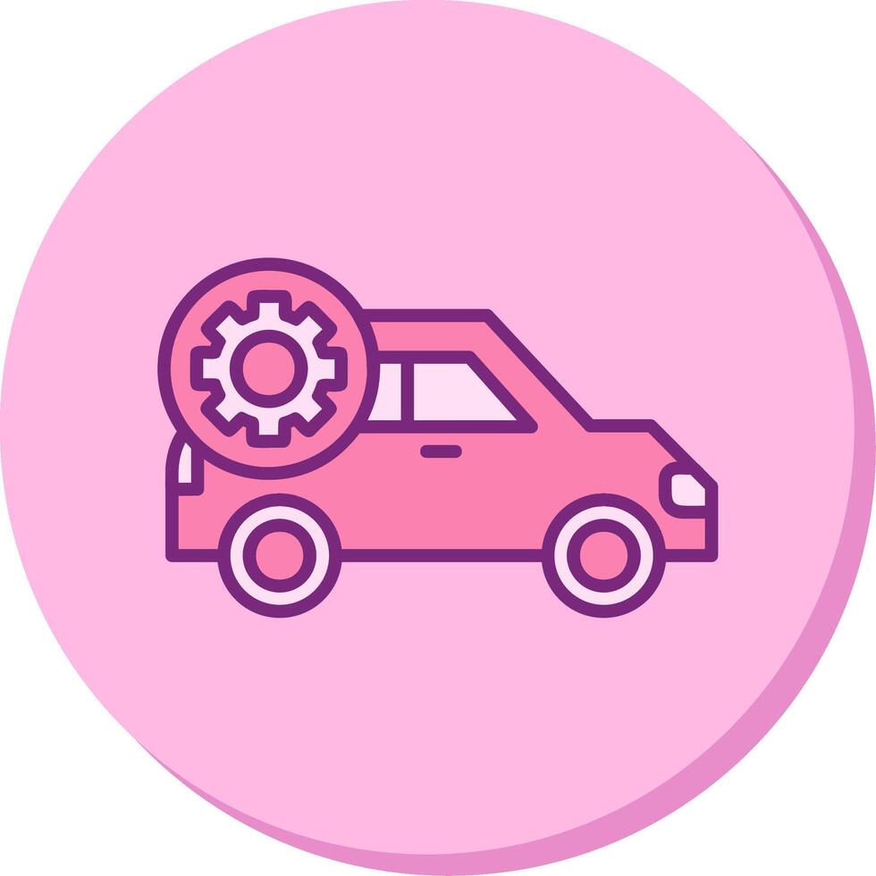 icône de vecteur de réglage de voiture