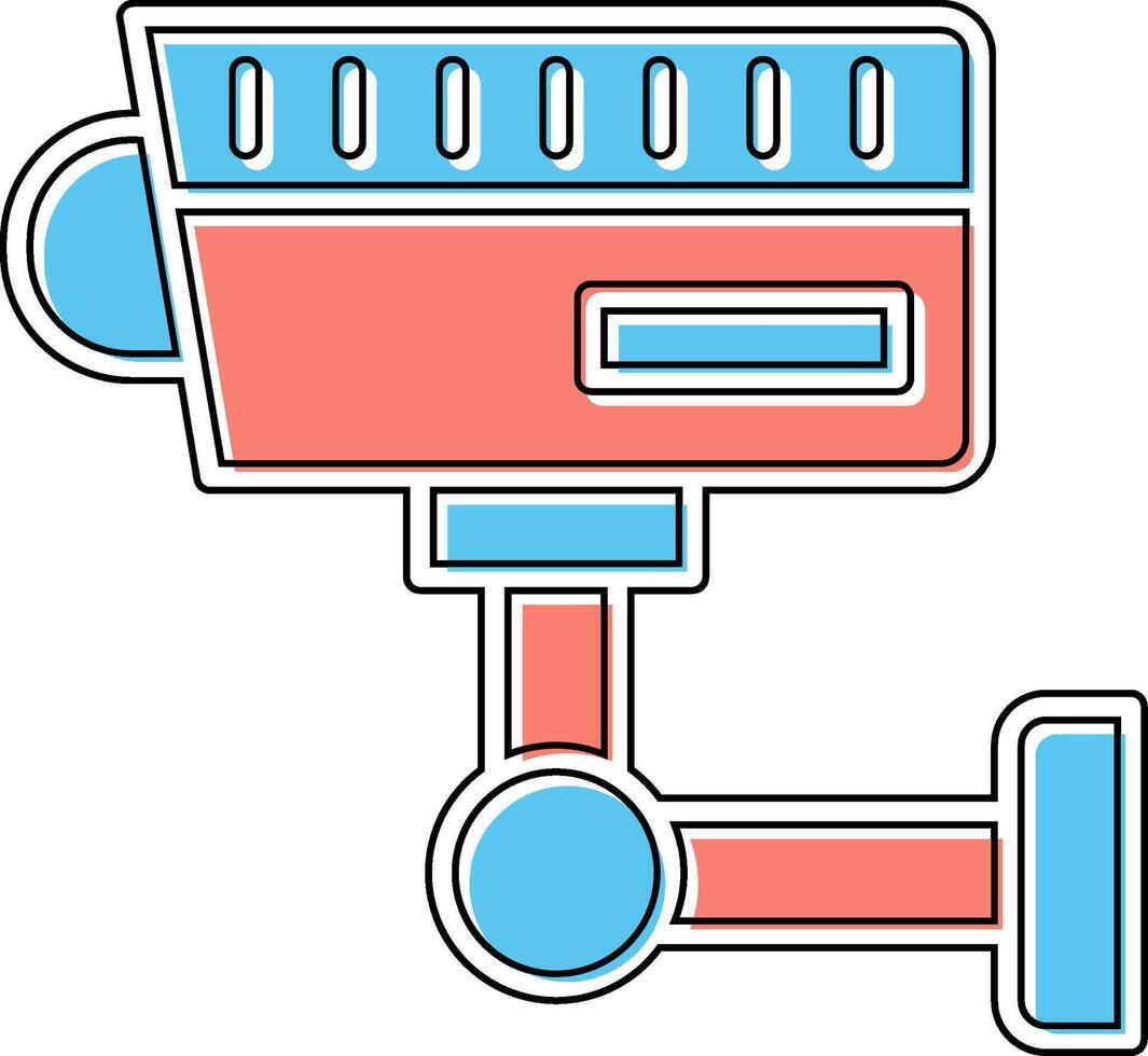 icône de vecteur de vidéosurveillance