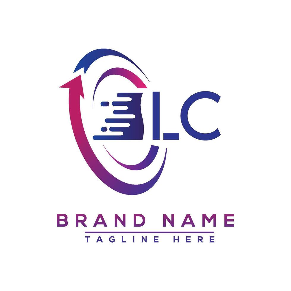 lc lettre logo conception. vecteur logo conception pour entreprise.