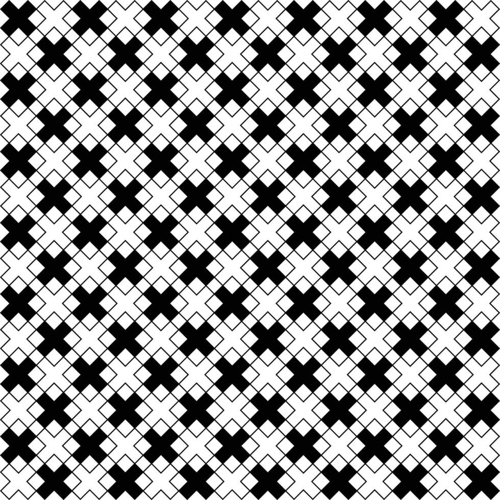 abstrait noir et blanc triangulaire géométrique sans couture modèle, vecteur, texture, textile en tissu art vecteur