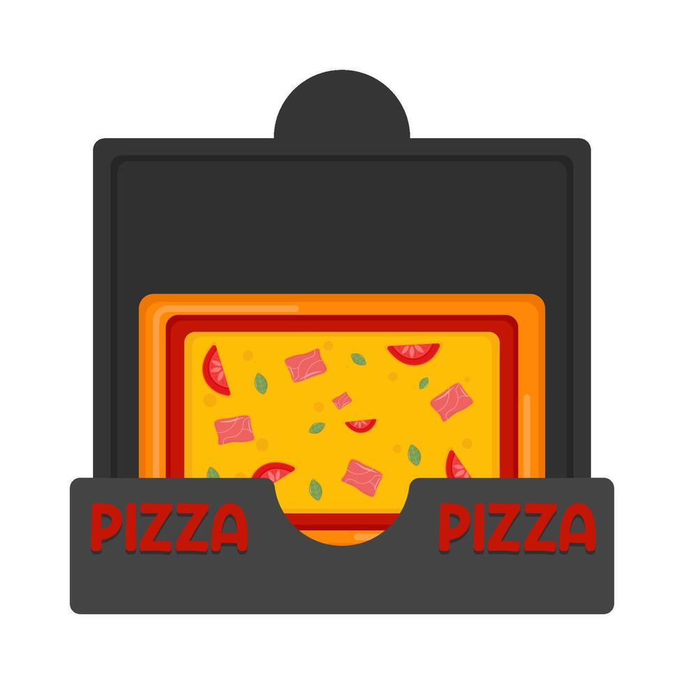 illustration de pizza vecteur