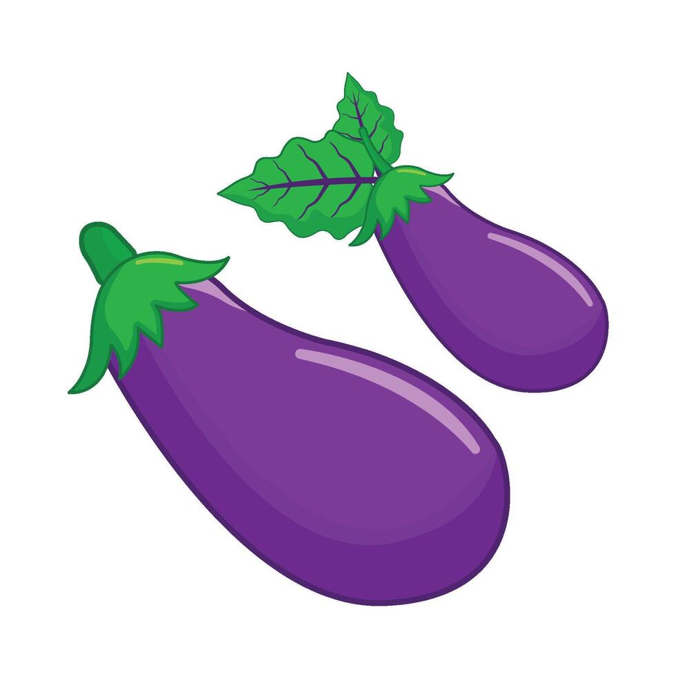 aubergine légume illustration vecteur