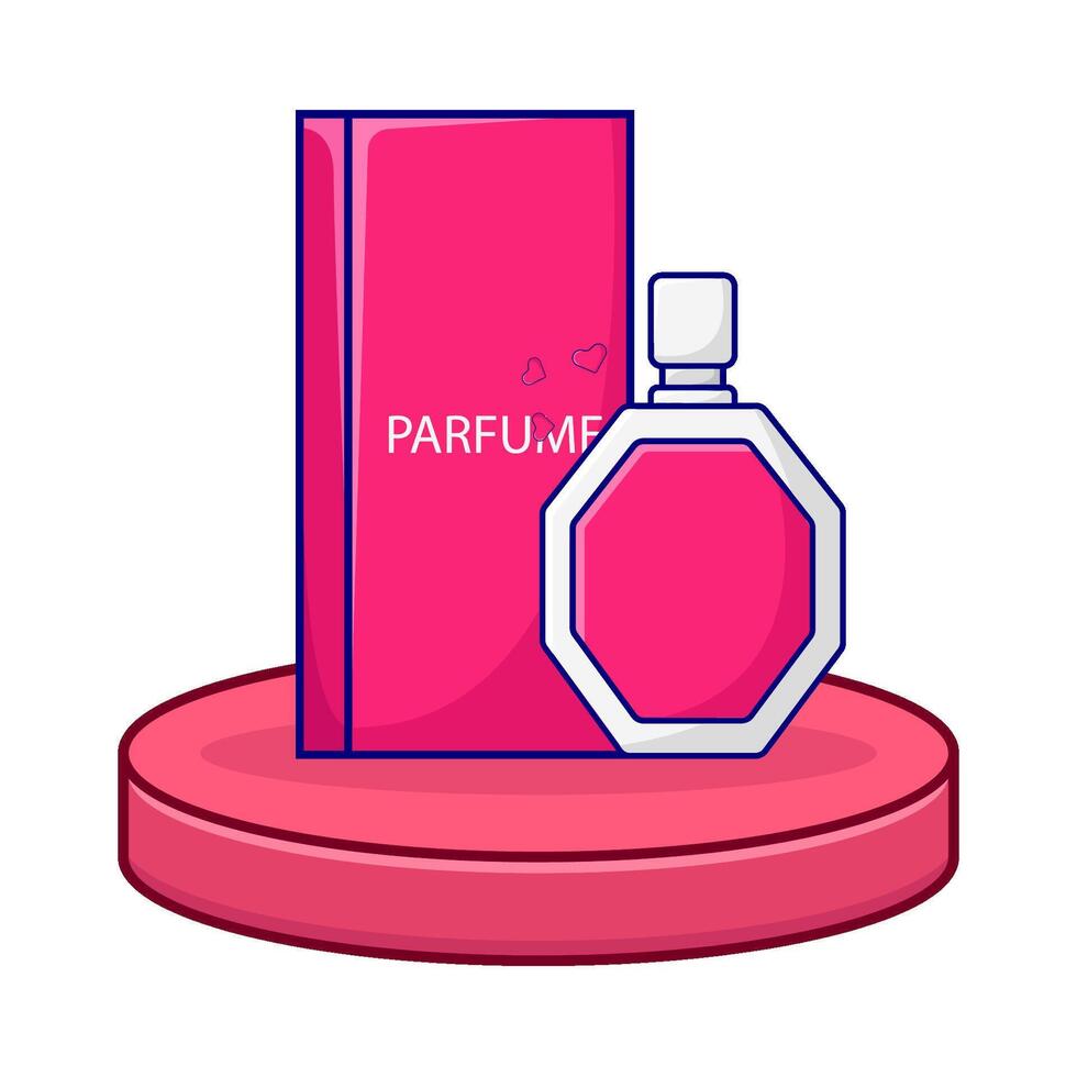 illustration de parfum vecteur