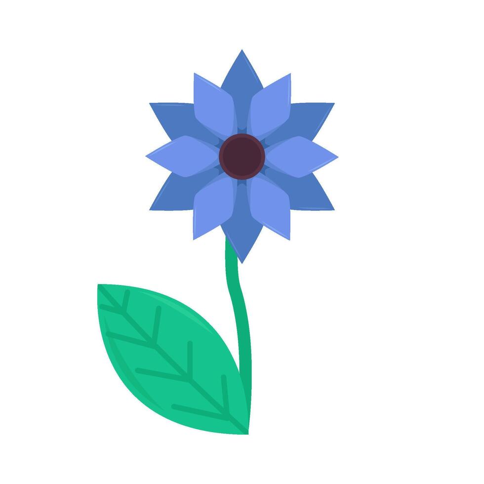 illustration de plante fleur vecteur