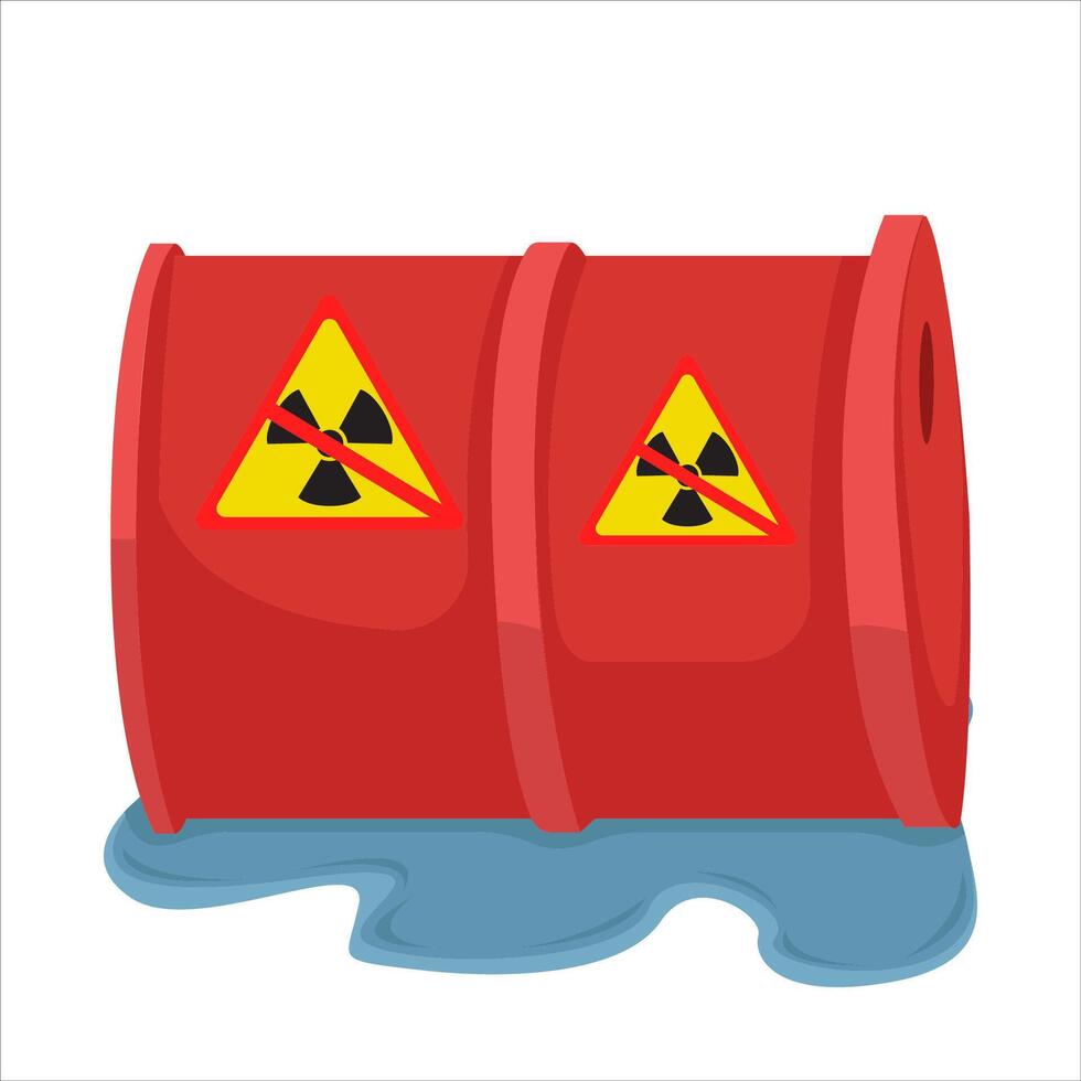 non radiation dans tambour illustration vecteur