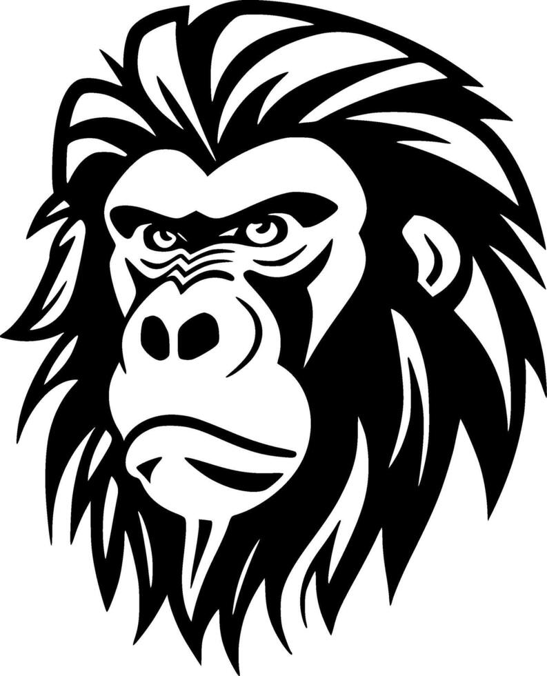 babouin - haute qualité vecteur logo - vecteur illustration idéal pour T-shirt graphique