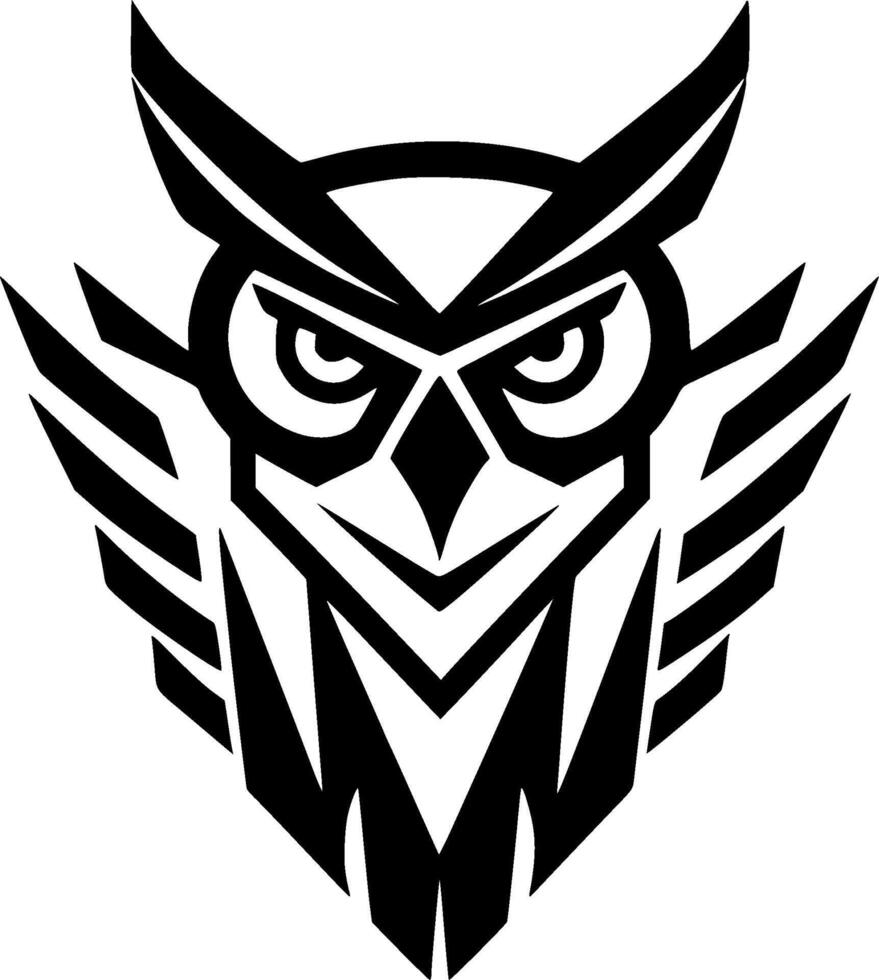 hibou - haute qualité vecteur logo - vecteur illustration idéal pour T-shirt graphique