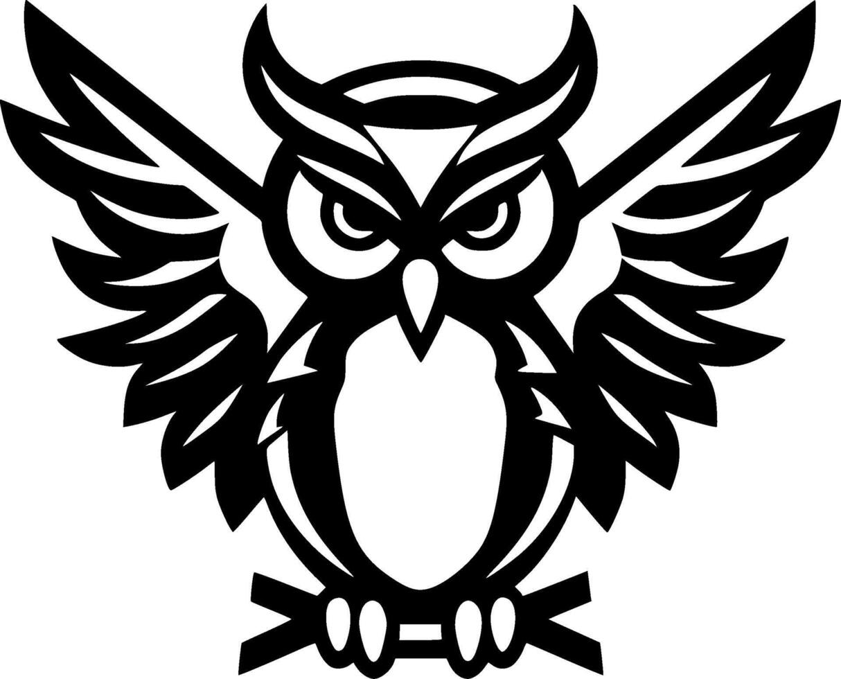 hibou bébé - haute qualité vecteur logo - vecteur illustration idéal pour T-shirt graphique