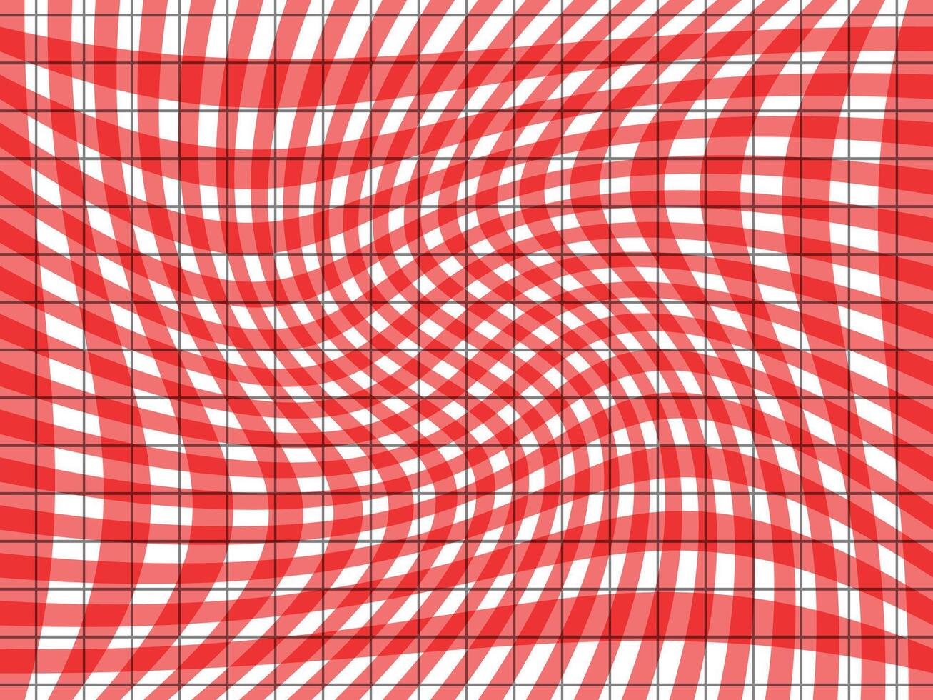 sans couture sensationnel plaid modèle dans rouge et blanche. vecteur illustration.