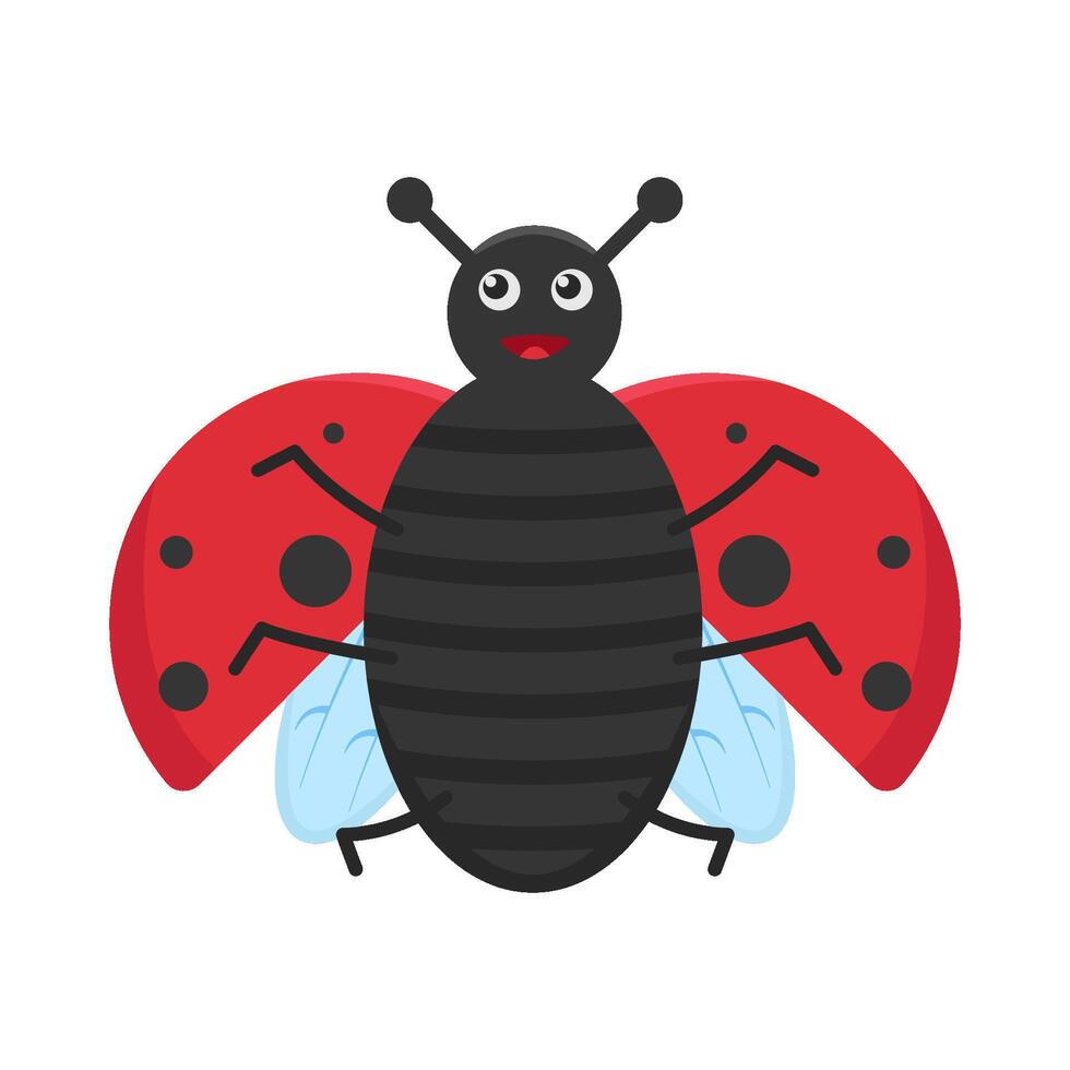 illustration de coccinelle vecteur