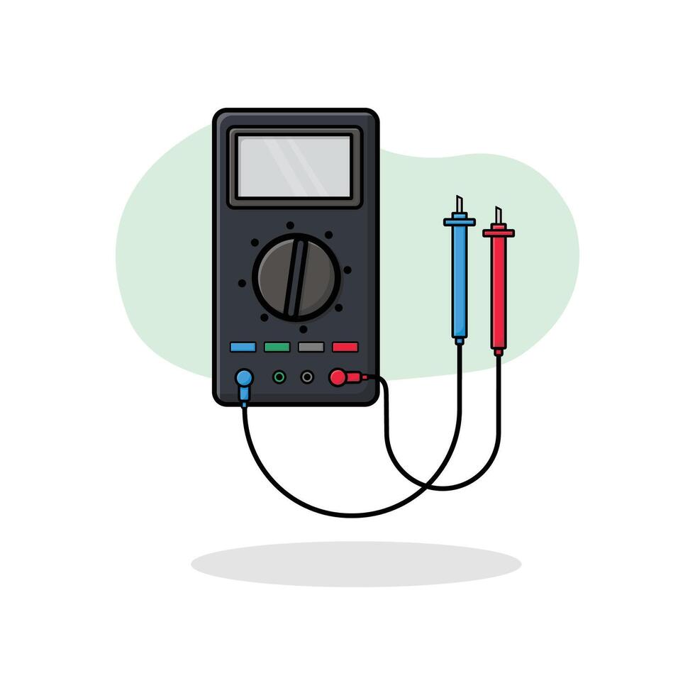 numérique multimètre vecteur illustration