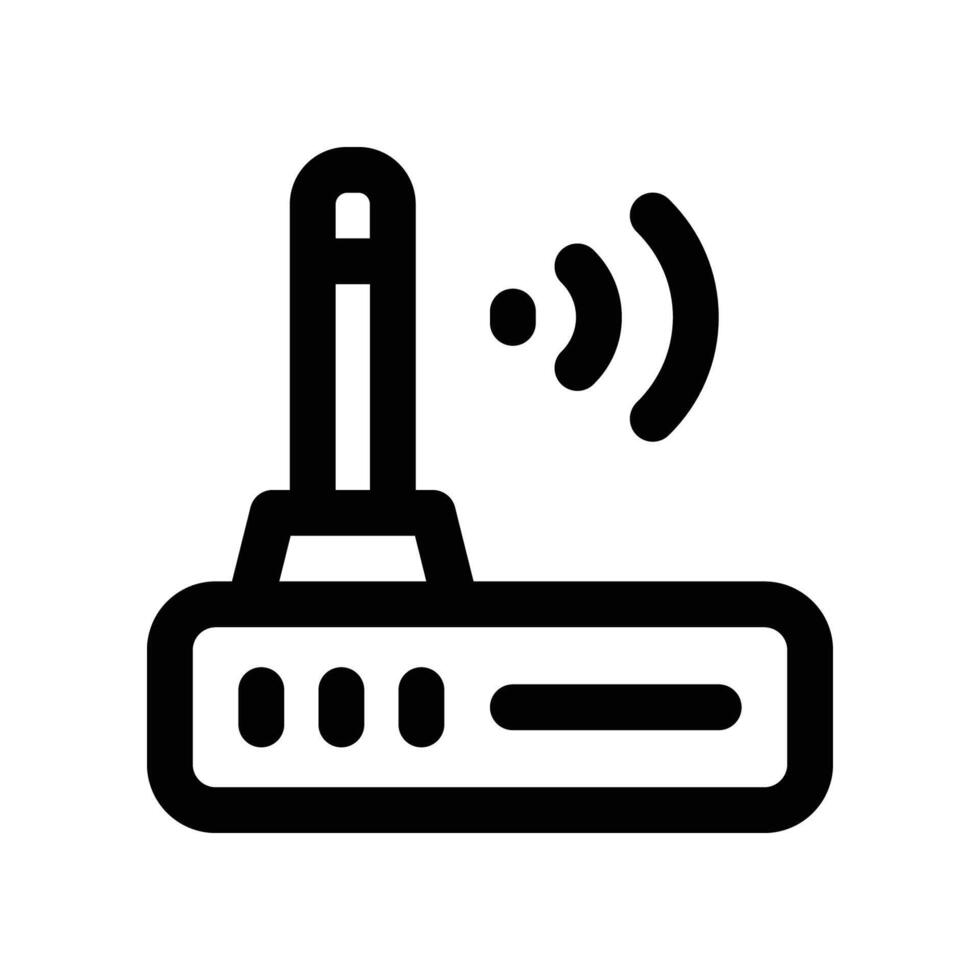routeur icône. vecteur ligne icône pour votre site Internet, mobile, présentation, et logo conception.