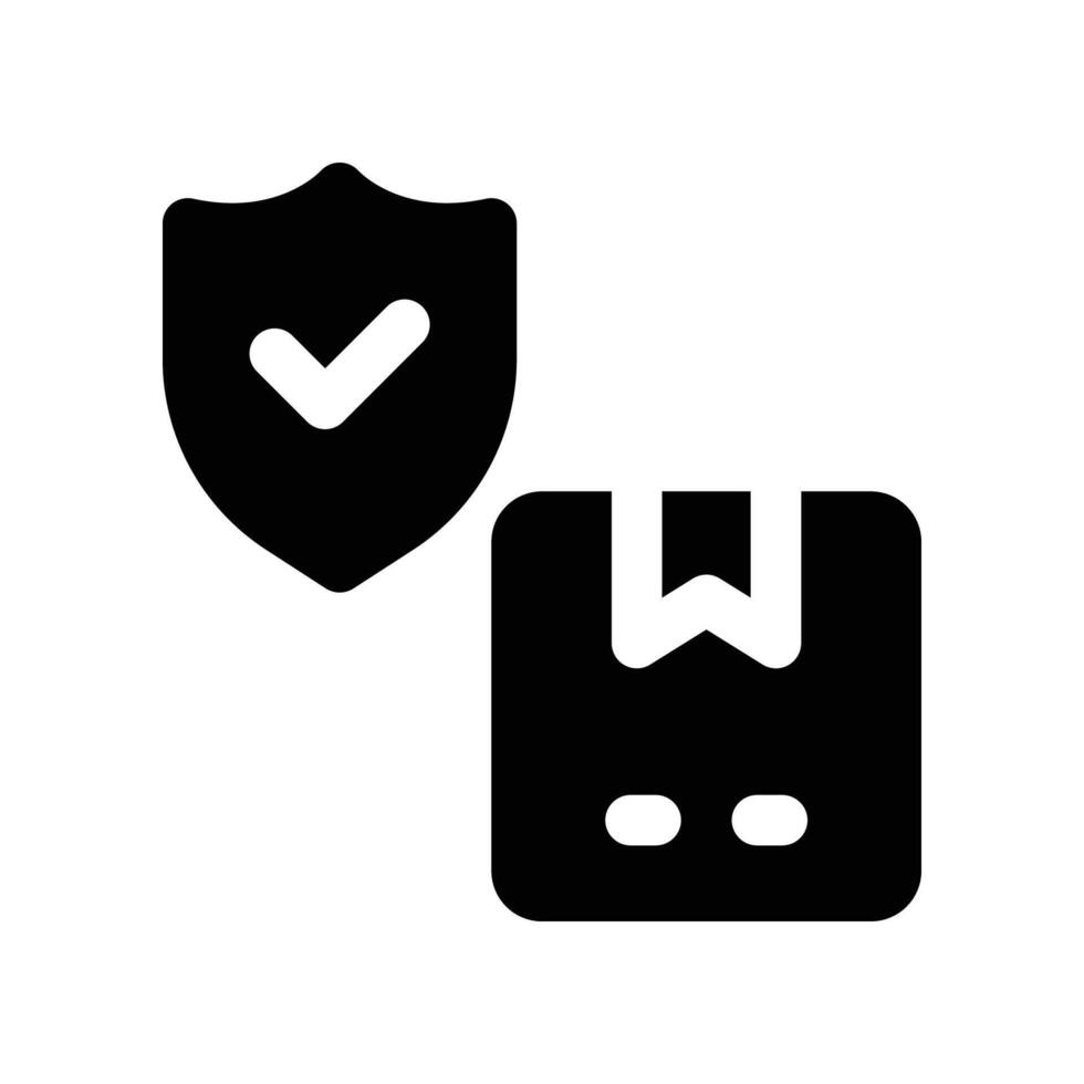 boîte protection icône. vecteur glyphe icône pour votre site Internet, mobile, présentation, et logo conception.