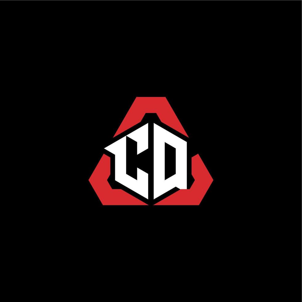 cq initiale logo esport équipe concept des idées vecteur