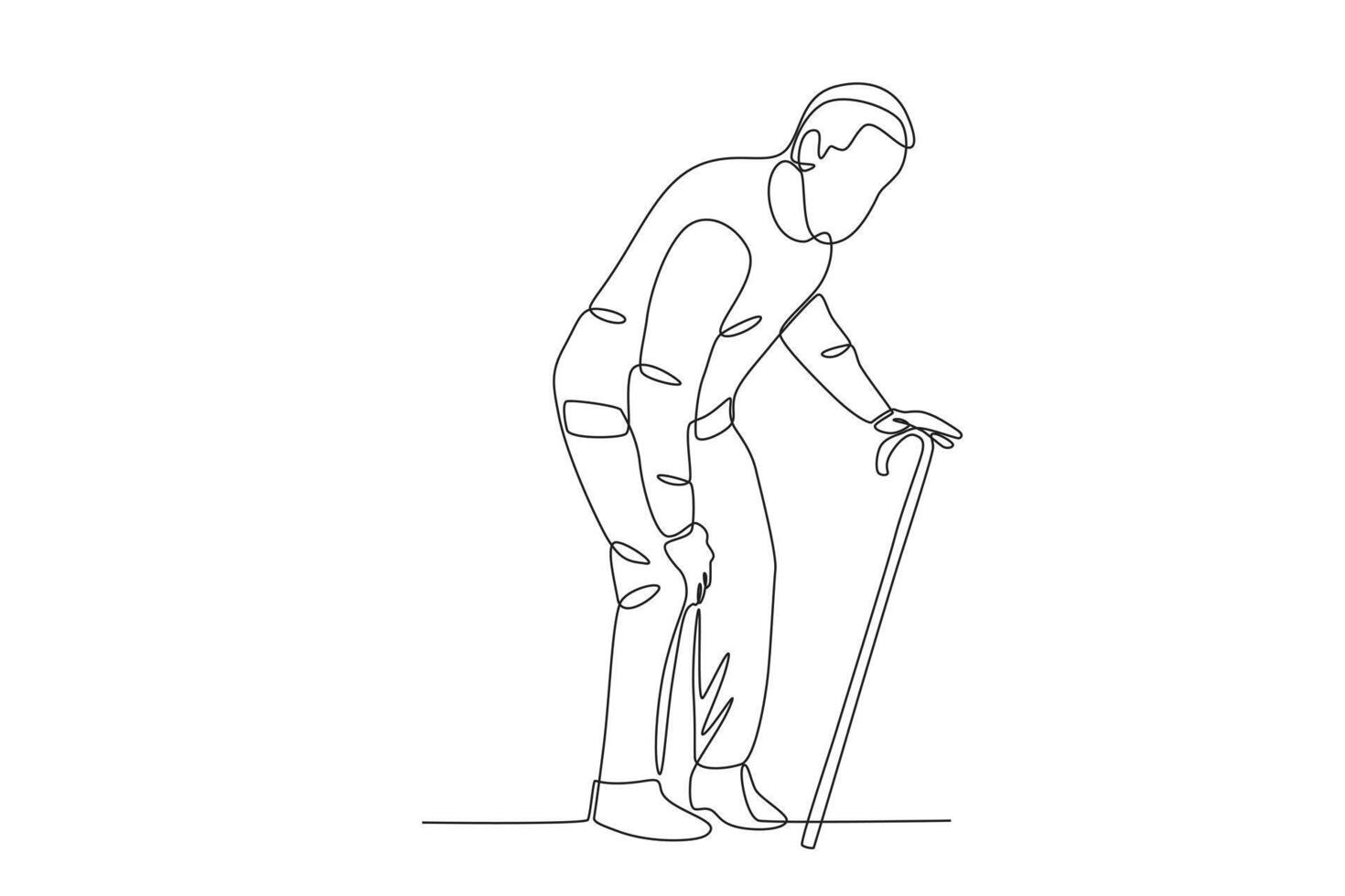 portion le communauté de gens avec parkinson conditions vecteur