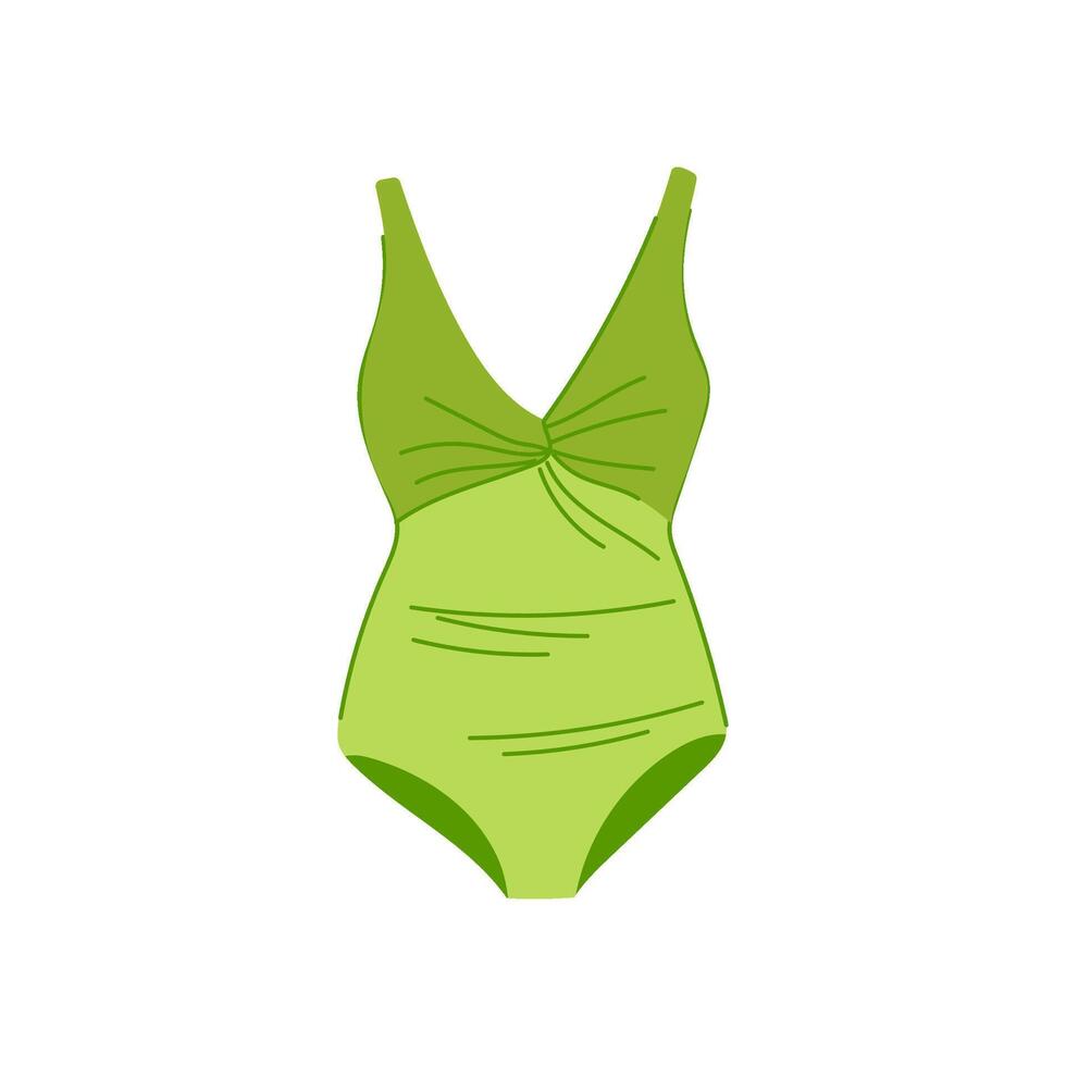 femmes maillot de bain femme dessin animé vecteur illustration