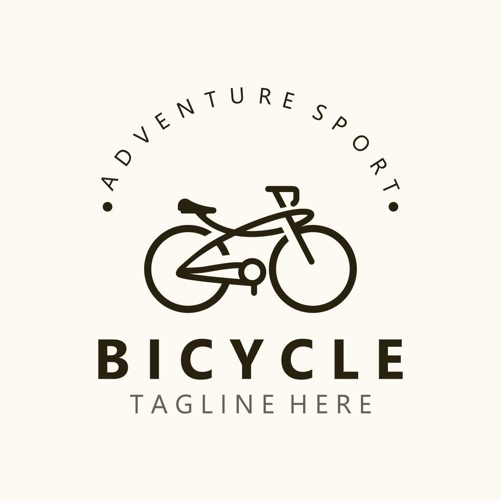 vélo logo modèle conception inspiration. vélo boutique qualité symbole icône vecteur