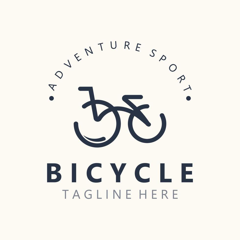 vélo logo modèle conception inspiration. vélo boutique qualité symbole icône vecteur