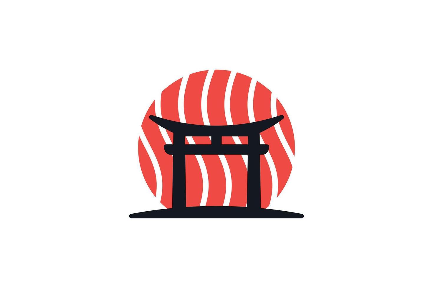 Japonais nourriture logo conception avec moderne concept vecteur