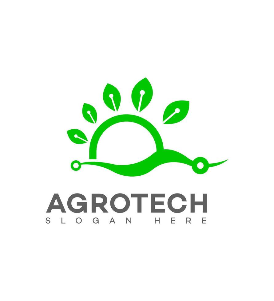 agro technologie logo icône marque identité signe symbole vecteur