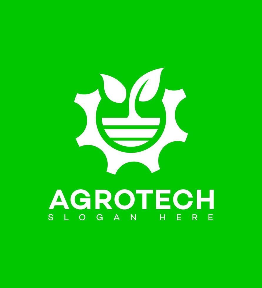 agro technologie logo icône marque identité signe symbole vecteur