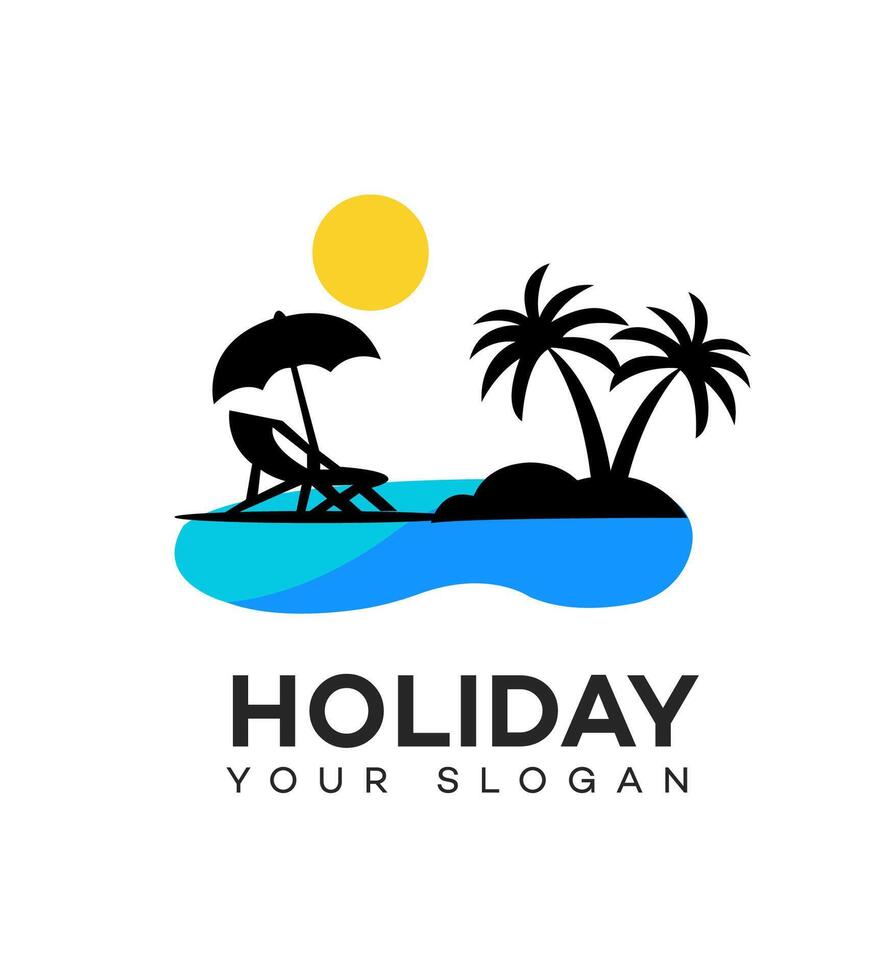 vacances Voyage logo icône marque identité signe symbole vecteur