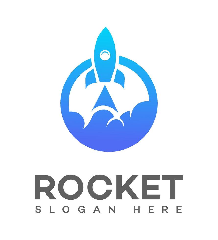 fusée logo icône marque identité signe symbole vecteur