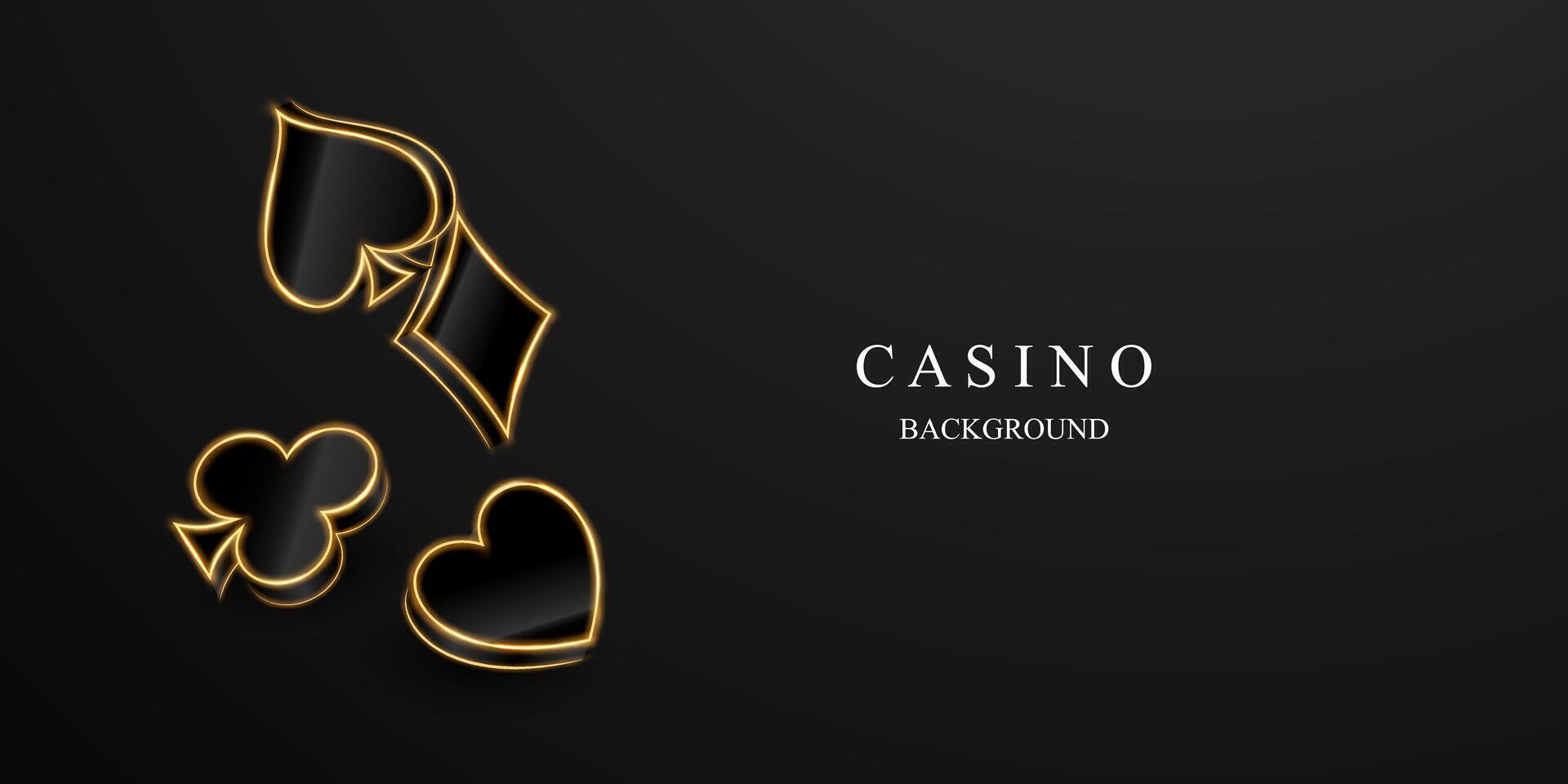 casino arrière-plan, luxe Contexte vecteur illustration