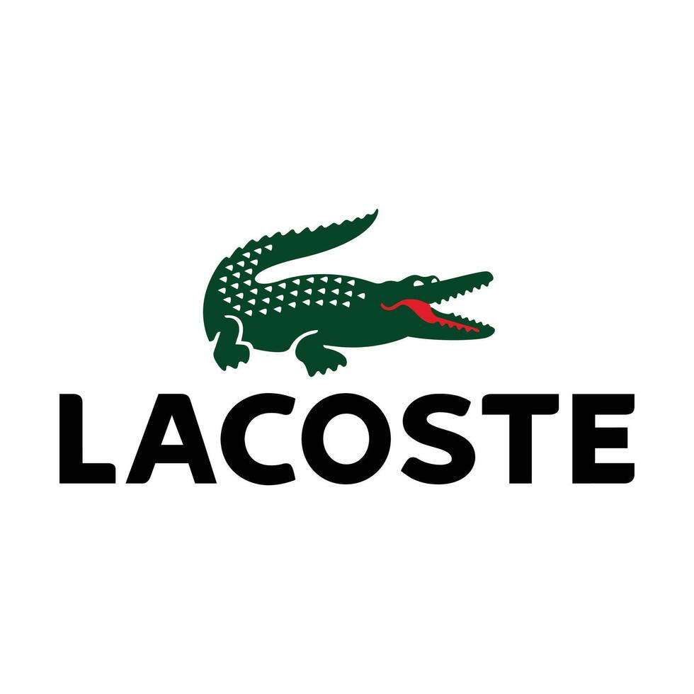 lacoste logo conception vecteur