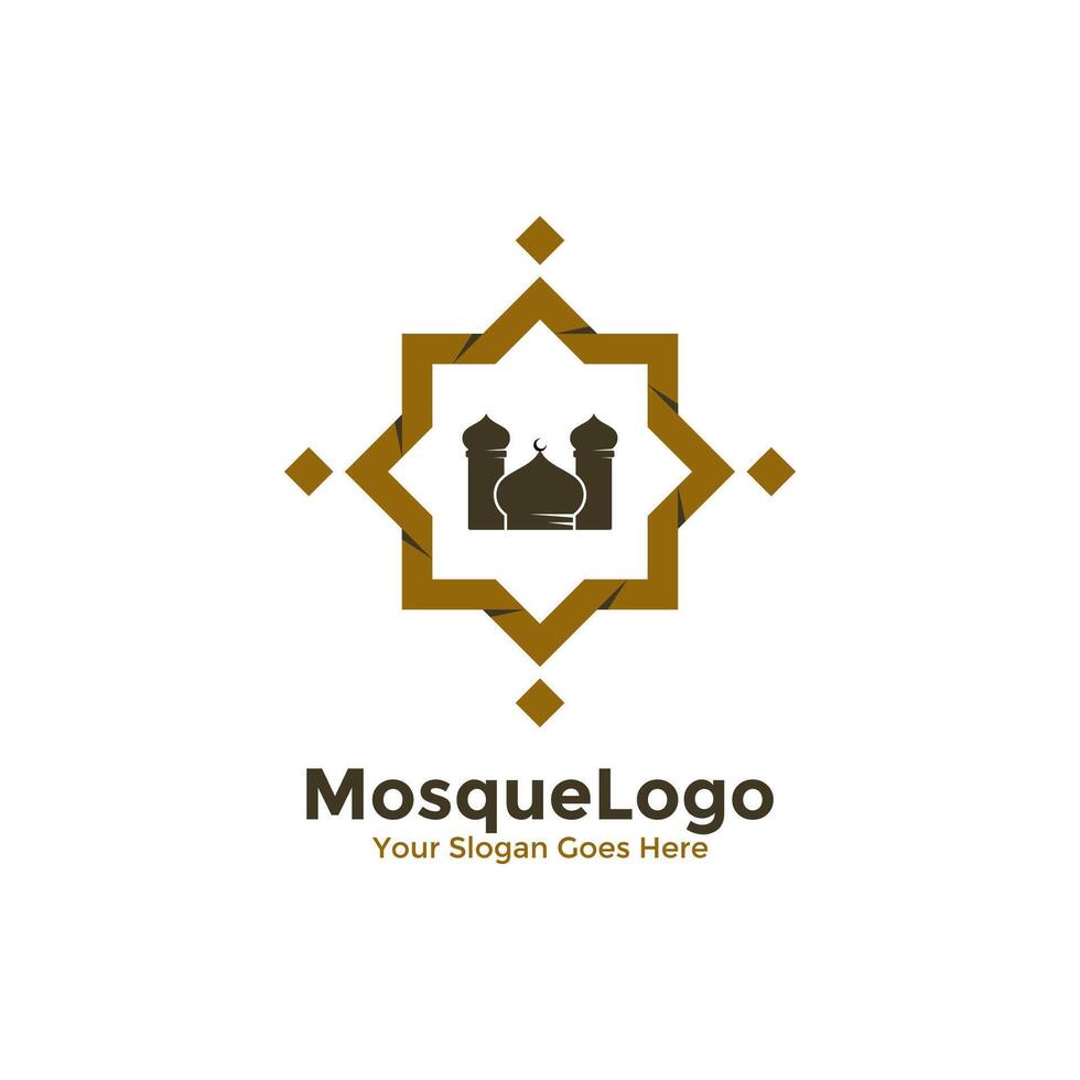 islamique logo vecteur, Créatif musulman conception, Facile mosquée logo conception vecteur