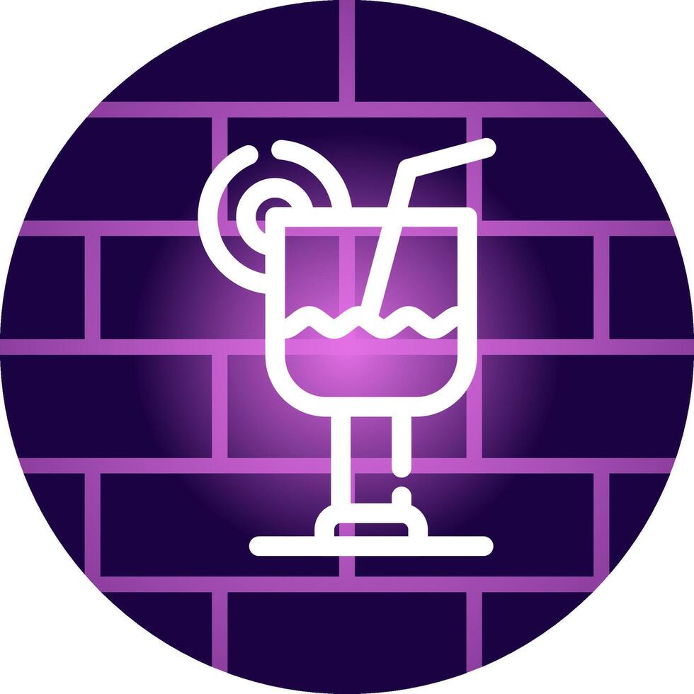 conception d'icônes créatives de cocktails vecteur