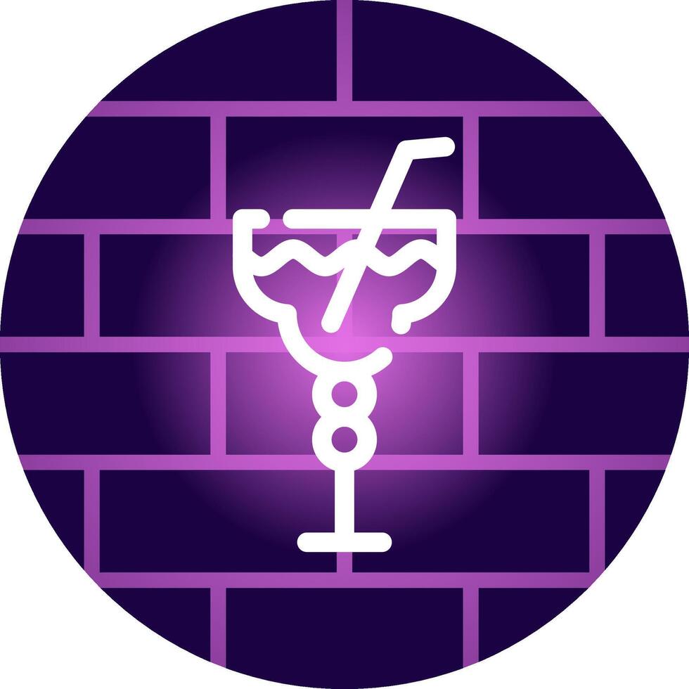 conception d'icônes créatives de cocktails vecteur
