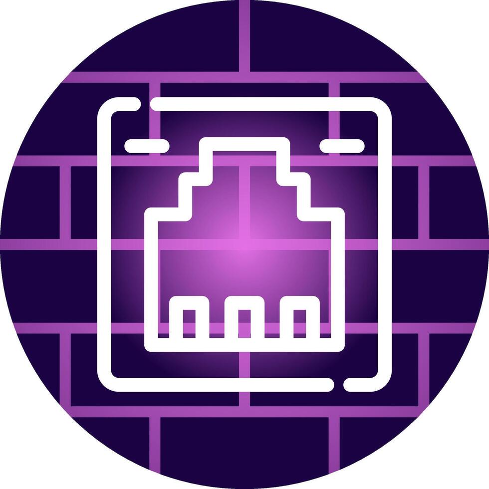 conception d'icône créative lan vecteur