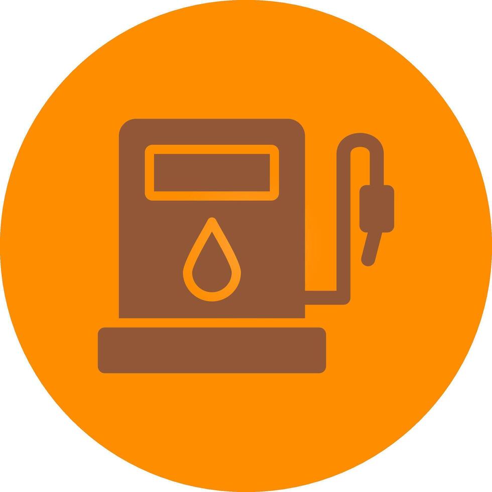 conception d'icône créative de carburant vecteur