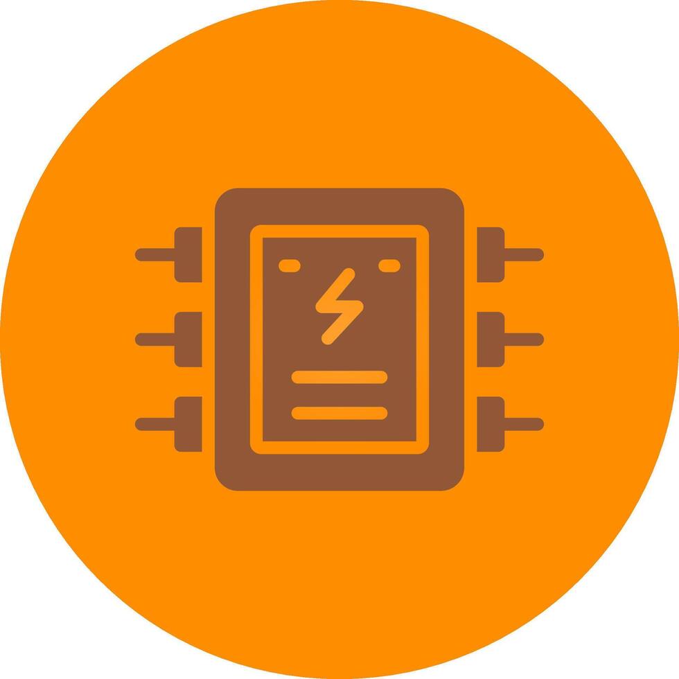 conception d'icône créative de panneau électrique vecteur