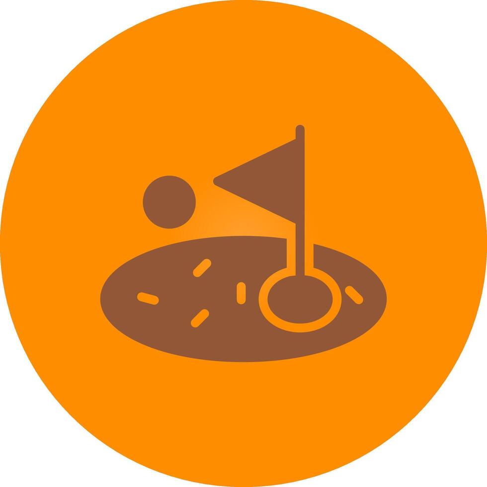 conception d'icônes créatives de golf vecteur