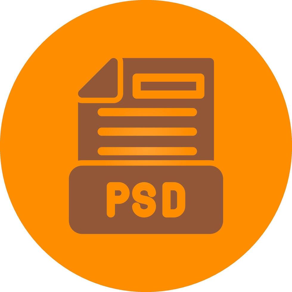 conception d'icône créative de fichier psd vecteur