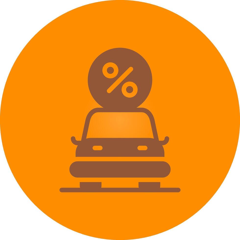 conception d'icône créative de prêt de voiture vecteur