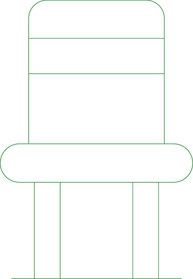 ligne vert pente conception vecteur