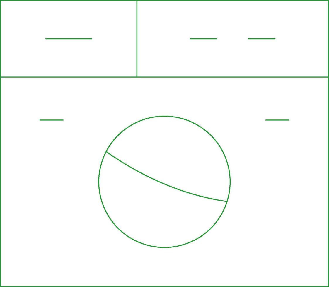 ligne vert pente conception vecteur