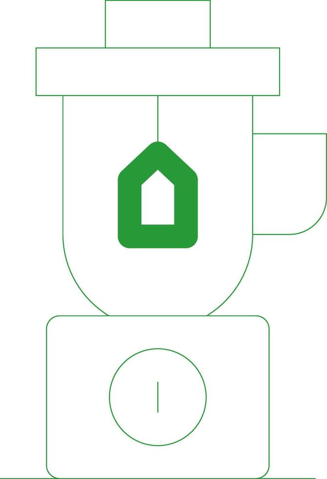 ligne vert pente conception vecteur