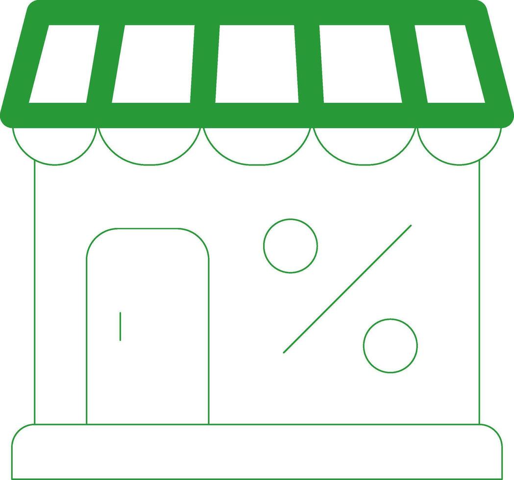 ligne vert pente conception vecteur