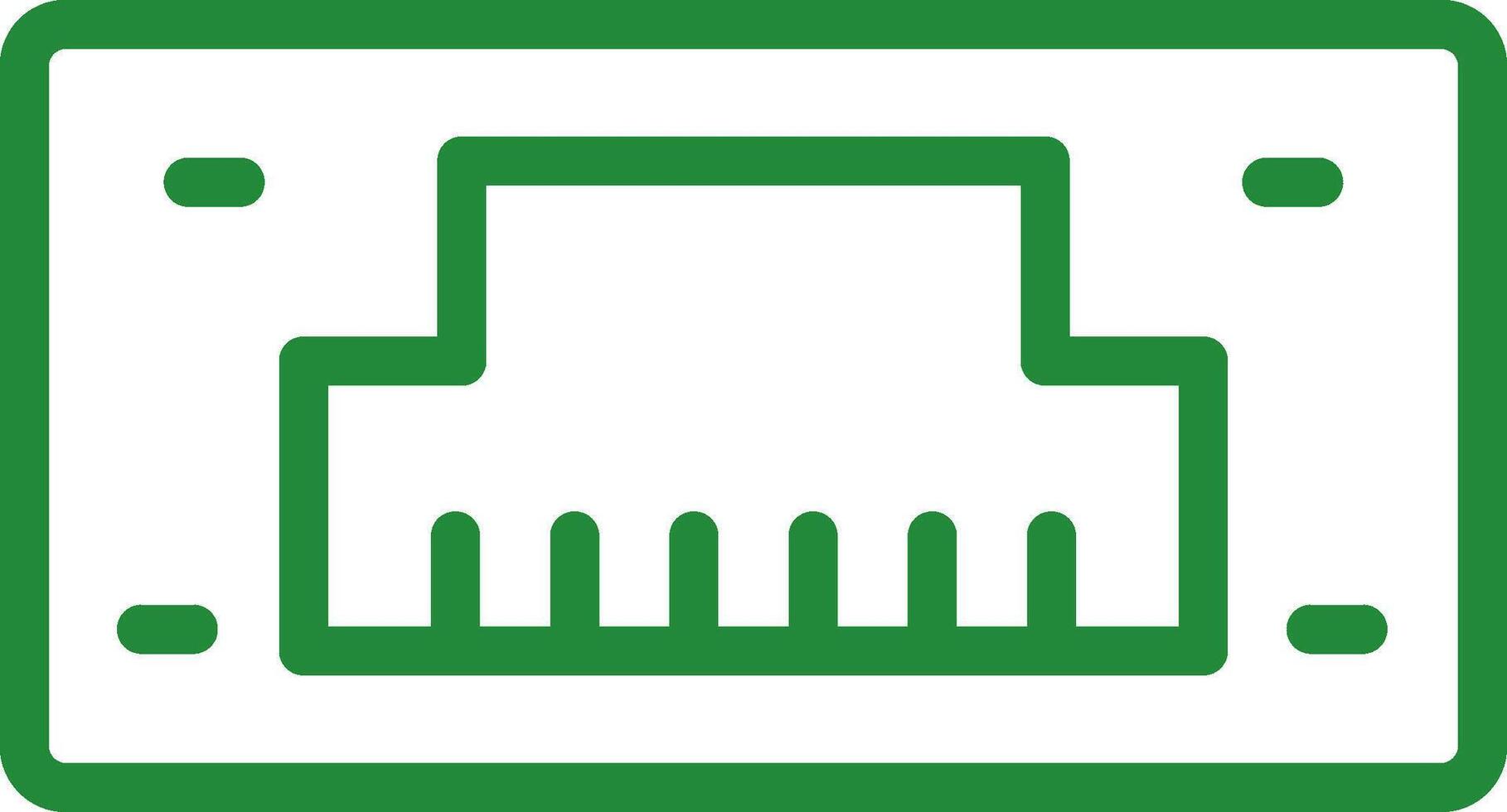 ligne vert pente conception vecteur