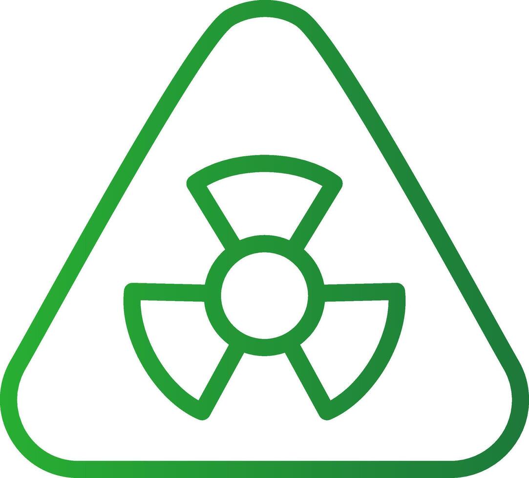 conception d'icône créative de rayonnement vecteur