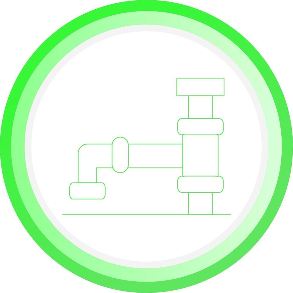 conception d'icônes créatives de pipeline vecteur