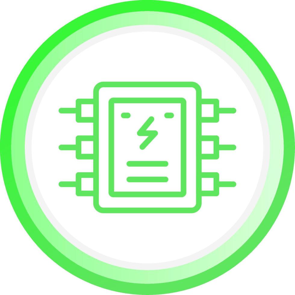 conception d'icône créative de panneau électrique vecteur