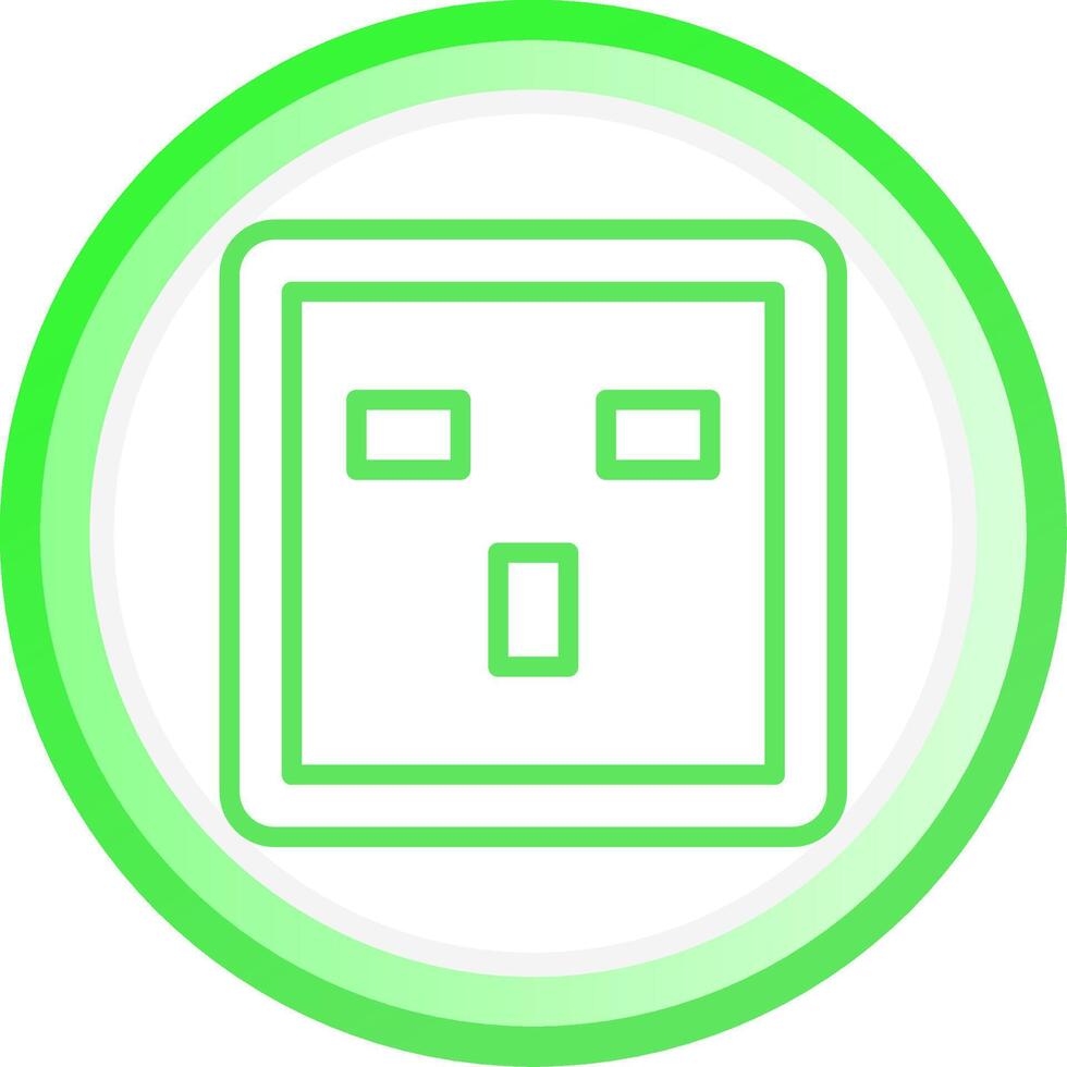 conception d'icône créative socket vecteur