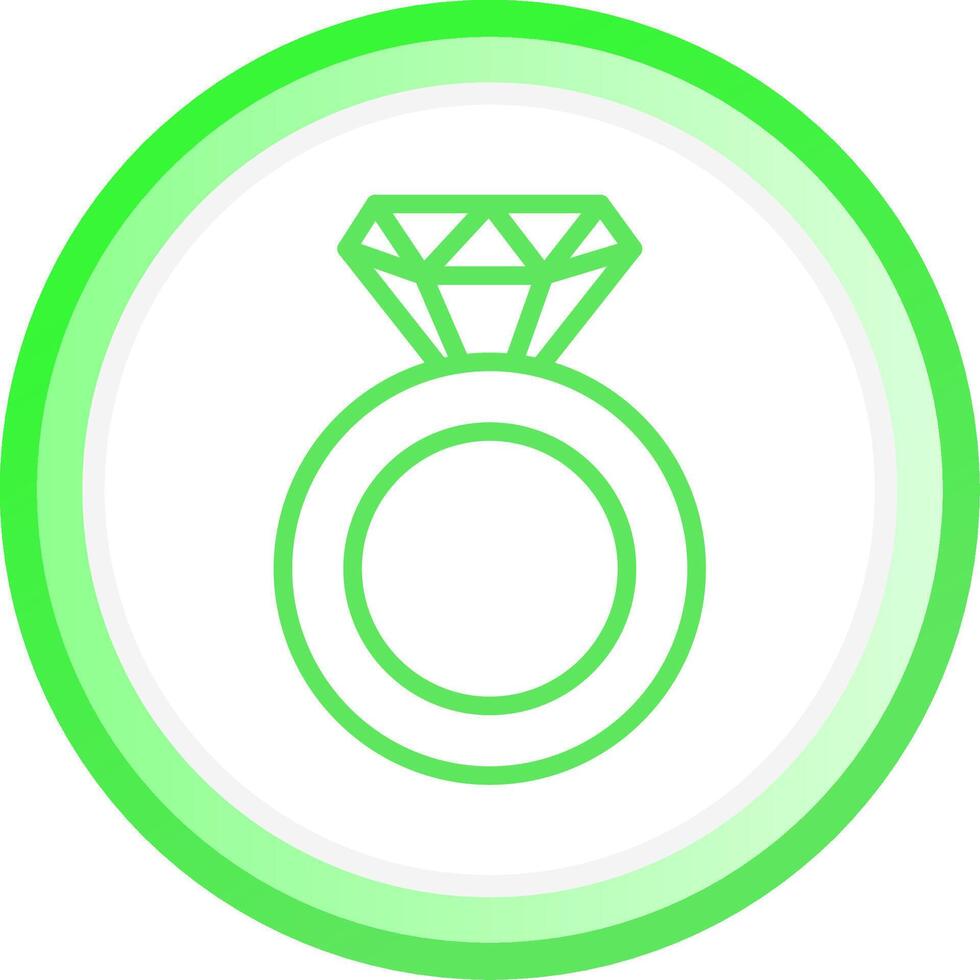 conception d'icône créative anneau vecteur